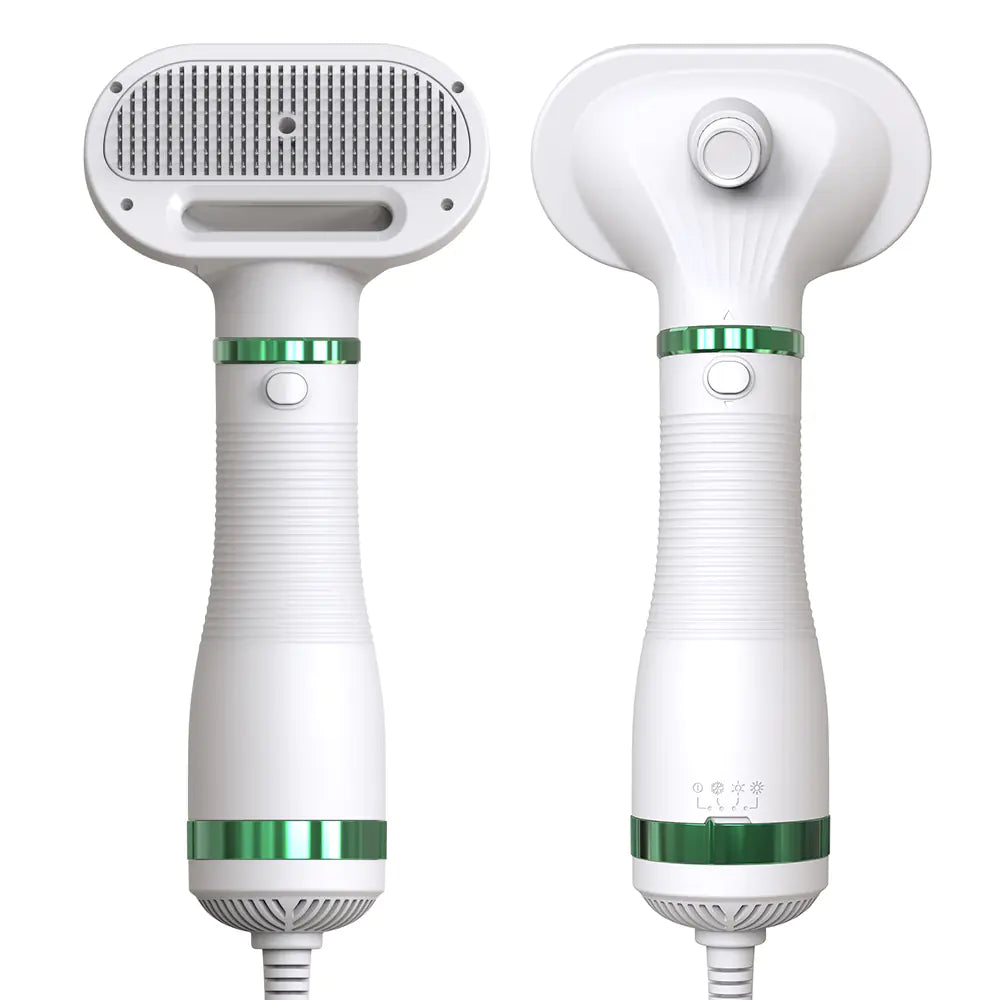 2-in-1 Pet Grooming Dryer and De-shedding Brush